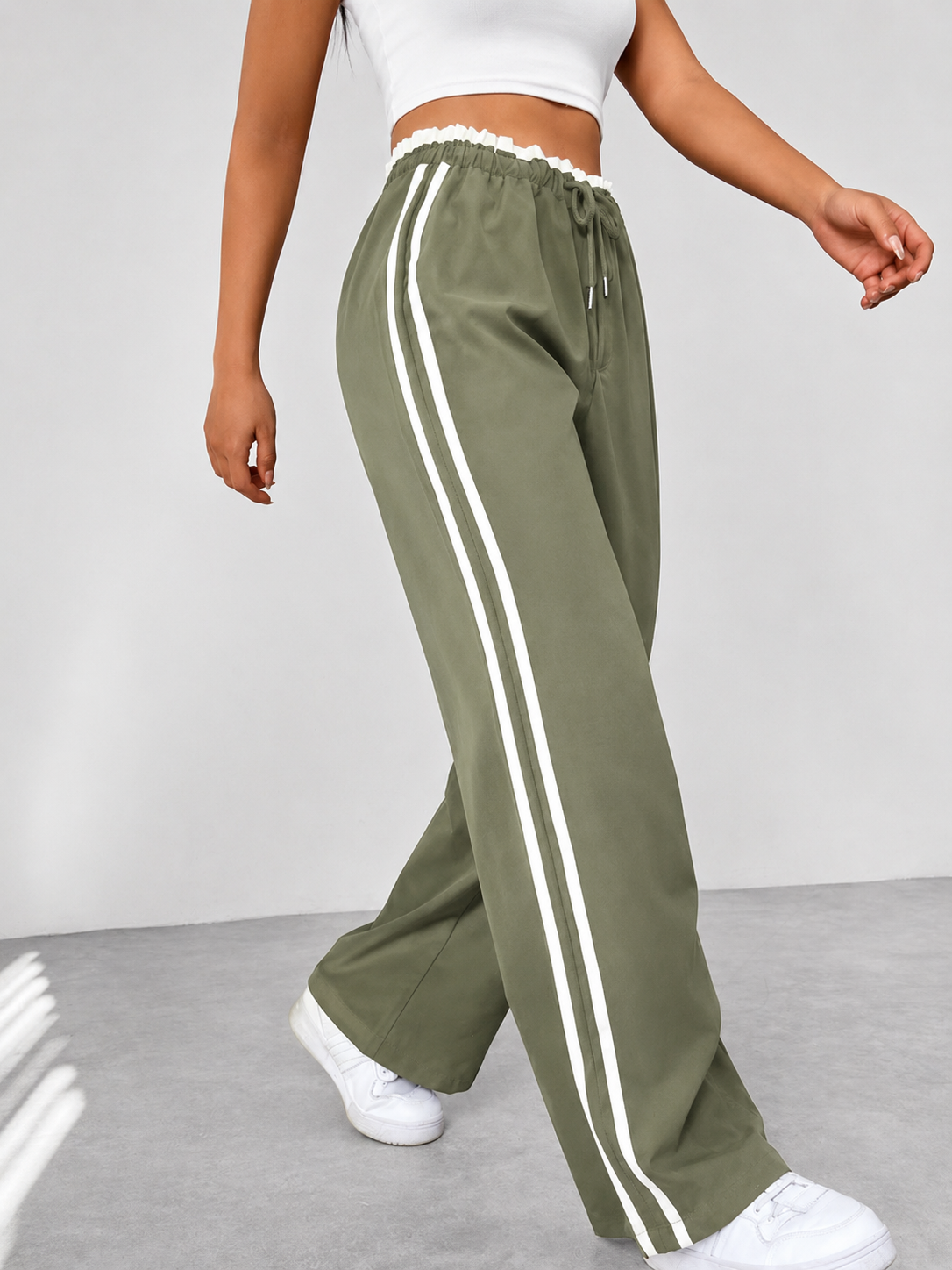 VALERIA – Pantalón deportivo de tiro alto para mujer