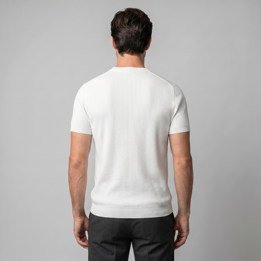 Andrés | Jersey de Punto para Hombre con Textura Vertical 11