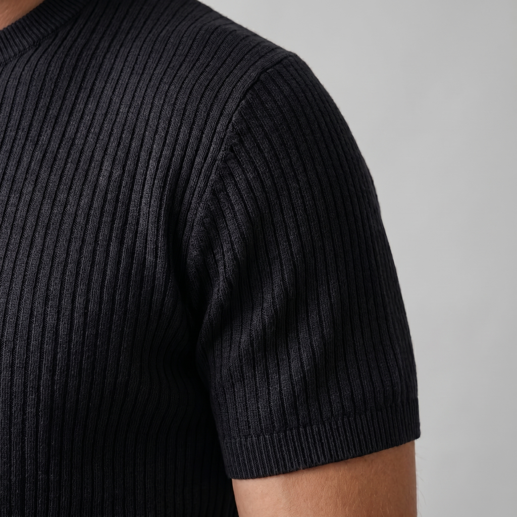 Andrés | Jersey de Punto para Hombre con Textura Vertical 13
