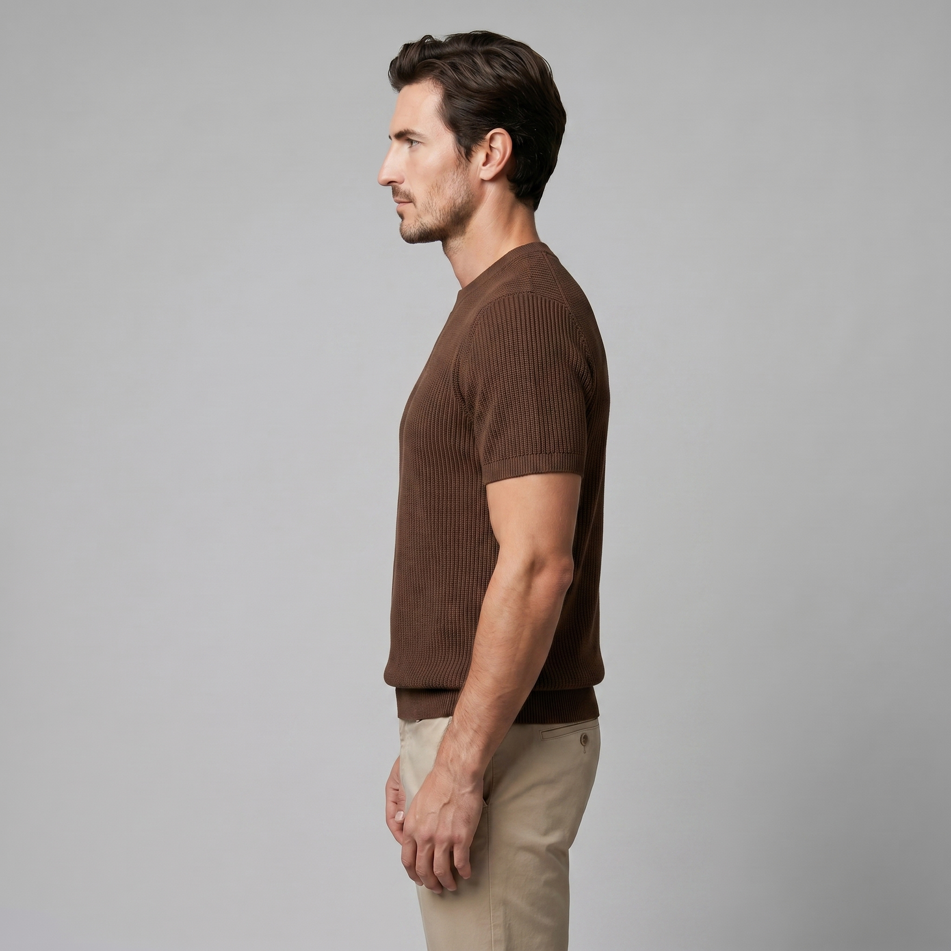 Andrés | Jersey de Punto para Hombre con Textura Vertical 6