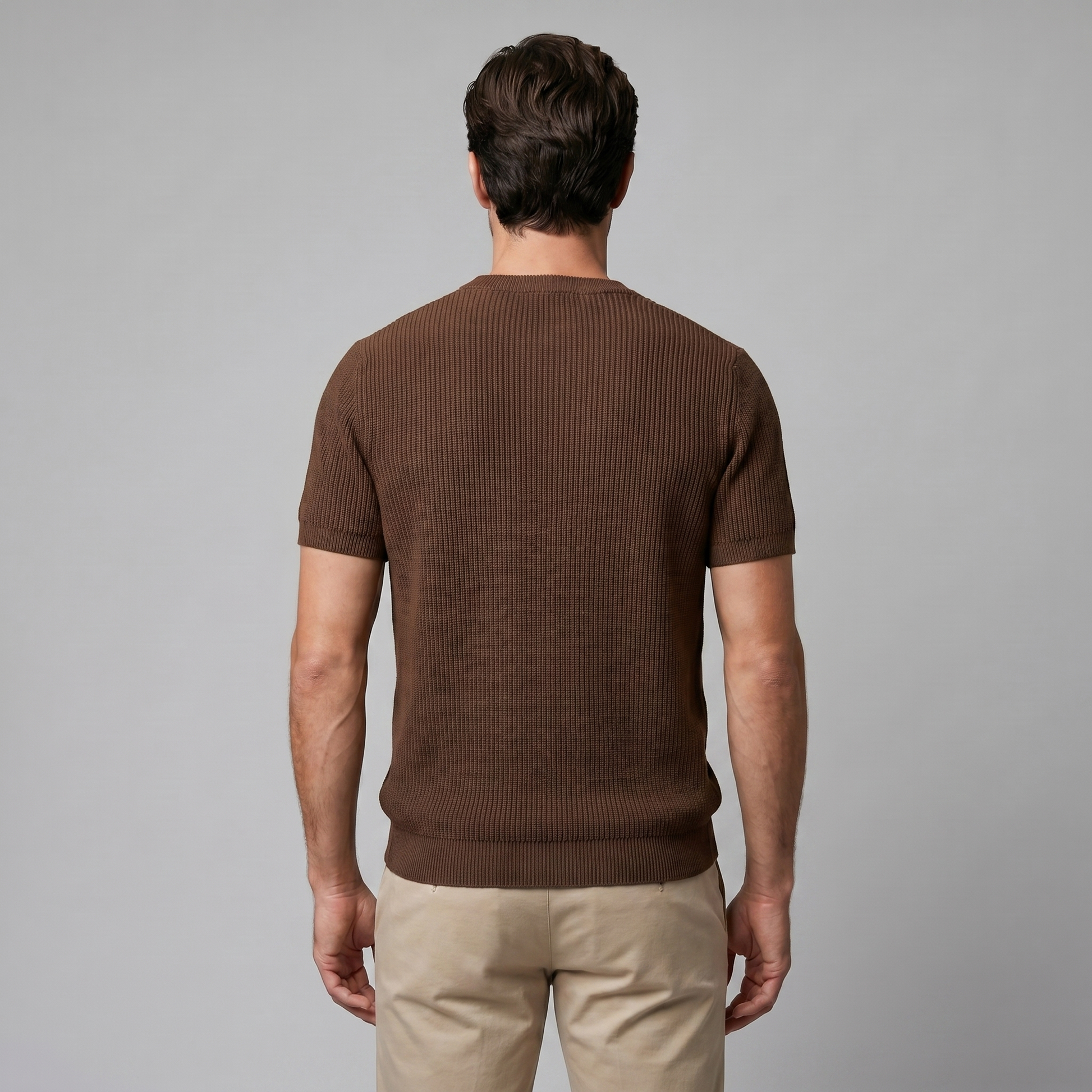Andrés | Jersey de Punto para Hombre con Textura Vertical 7