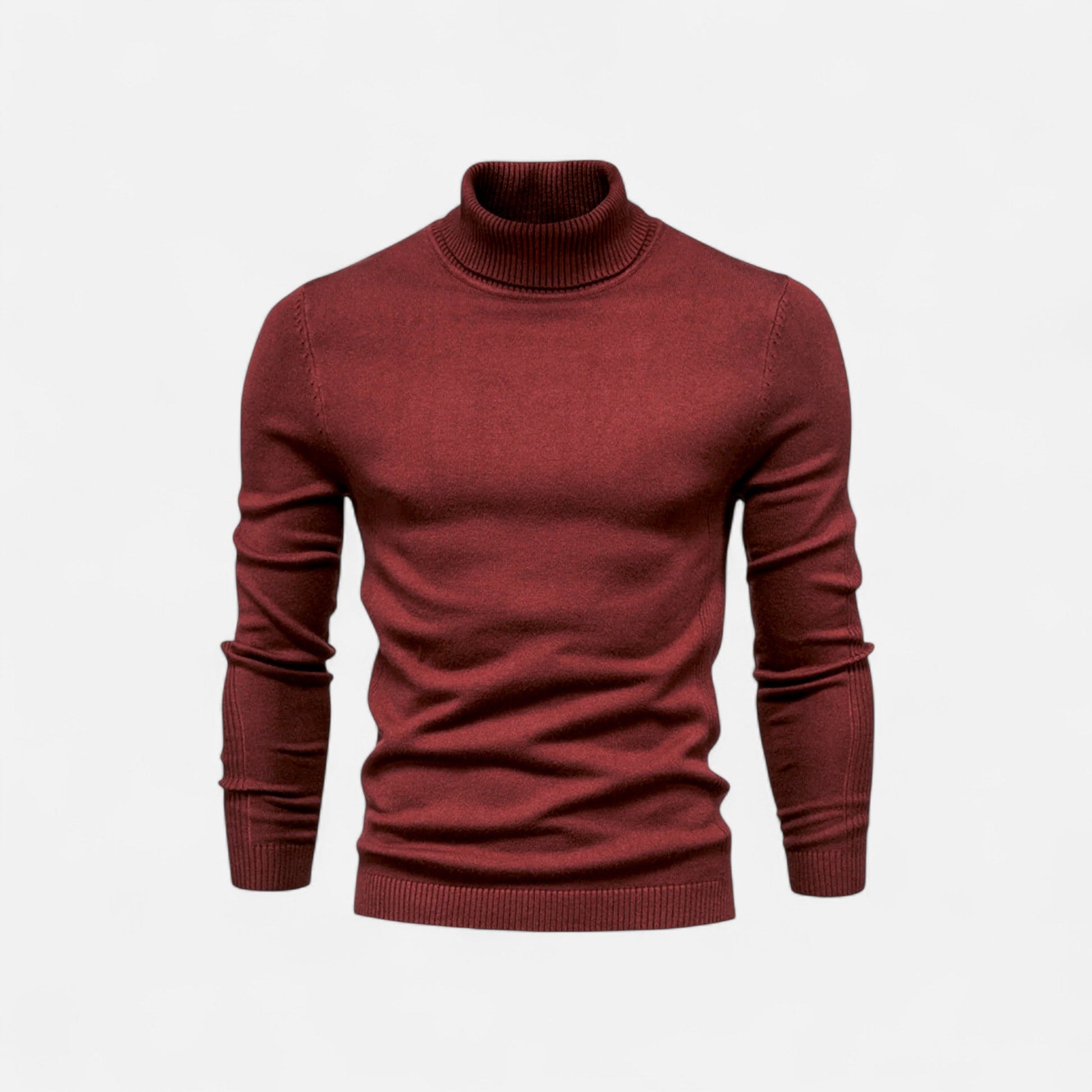 Andrés | Suéter de Cuello Alto de Algodón Premium para Hombre 0