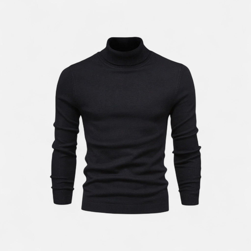 Andrés | Suéter de Cuello Alto de Algodón Premium para Hombre 4
