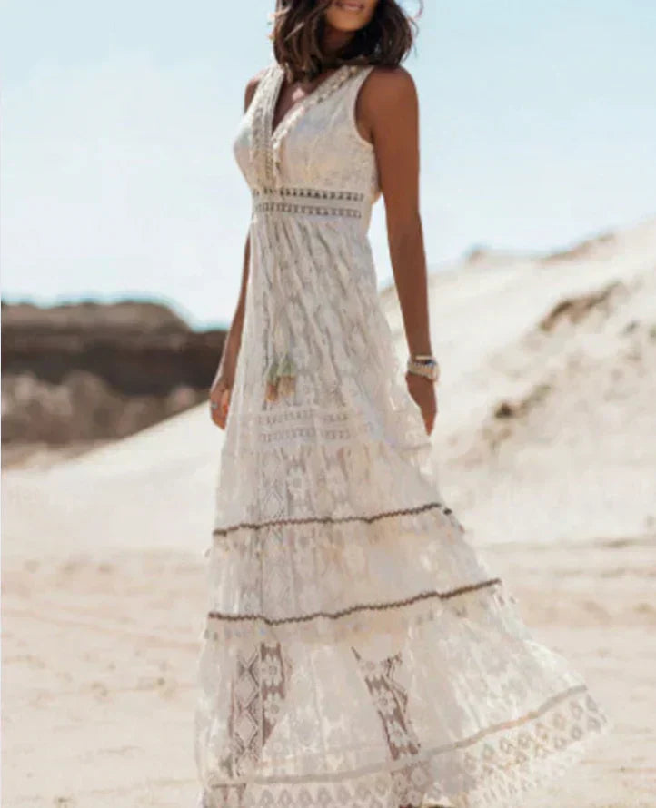 VALERIA – Vestido boho de encaje para mujer