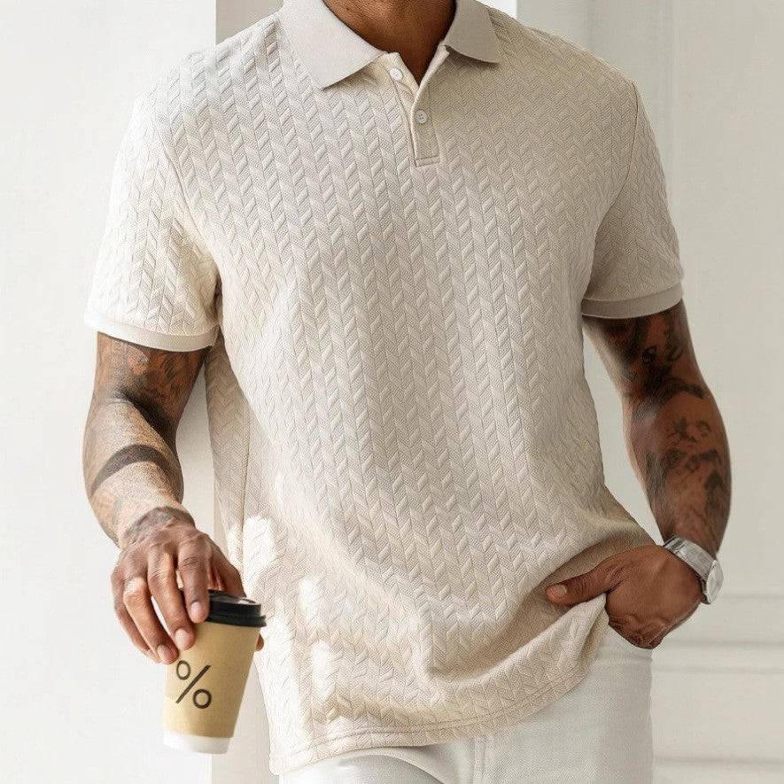 Diego | Polo de Punto de Verano para Hombre con Textura Elegante 2