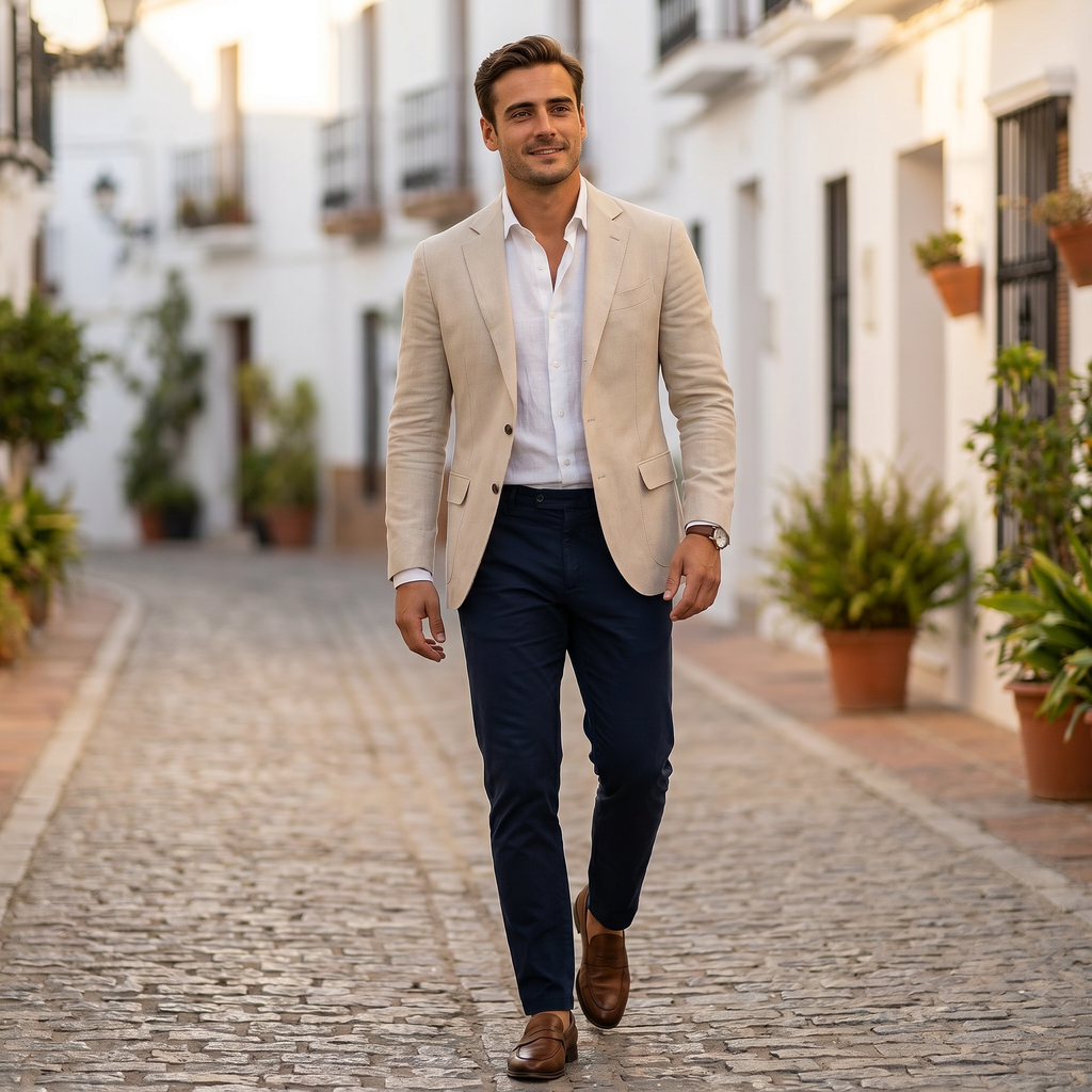 Javier | Chaqueta de Traje Casual para Hombre con Estilo Elegante 0