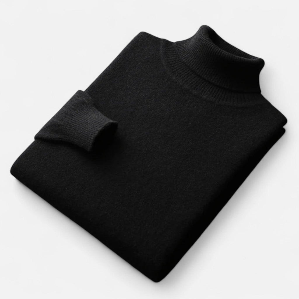 Javier | Jersey Cuello Alto de Lana para Hombre Clásico y Elegante 7