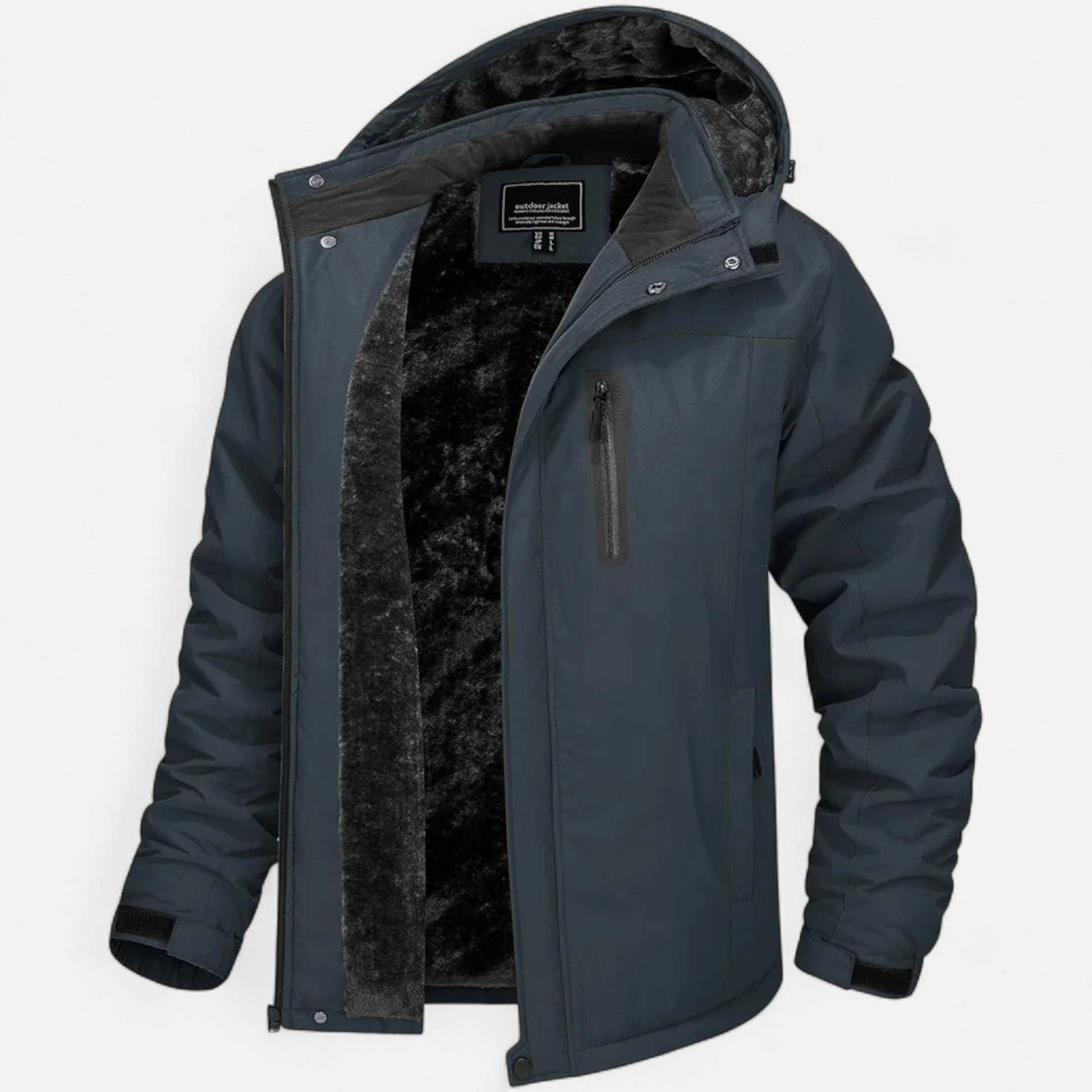Javier | Parka Impermeable de Invierno con Forro Polar para Hombre 3