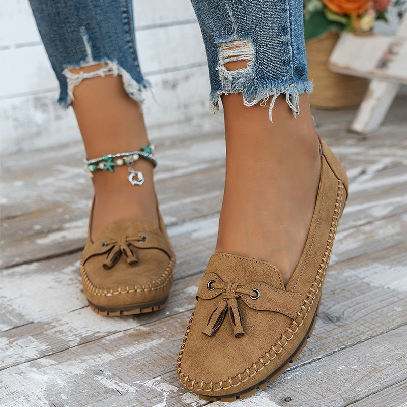 Sofía | Mocasines Clásicos de Mujer con Acento de Borla y Comodidad Optimal 11