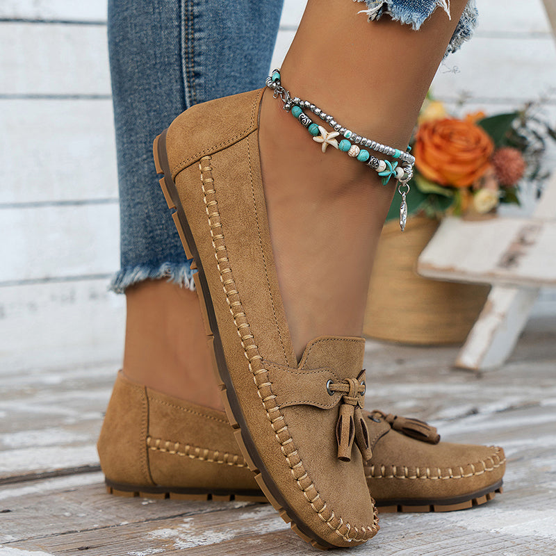 Sofía | Mocasines Clásicos de Mujer con Acento de Borla y Comodidad Optimal 4