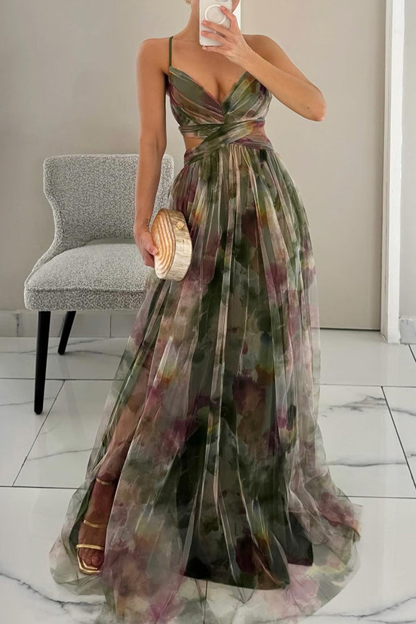 VALENTINA – Vestido largo floral elegante para invitada