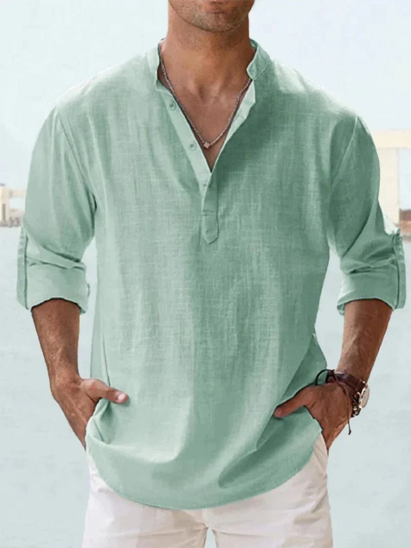 GABRIEL – Camisa de lino elegante y confortable para hombre