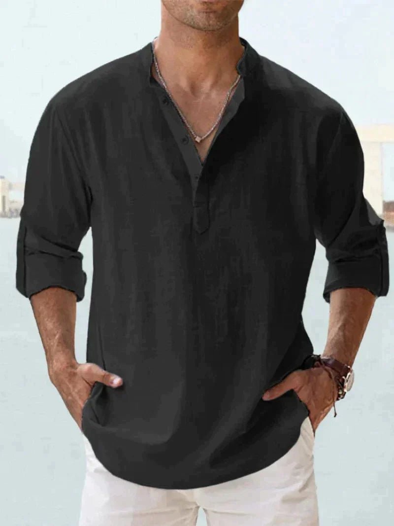 GABRIEL – Camisa de lino elegante y confortable para hombre