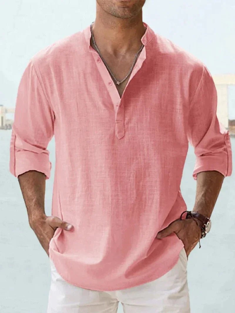 GABRIEL – Camisa de lino elegante y confortable para hombre