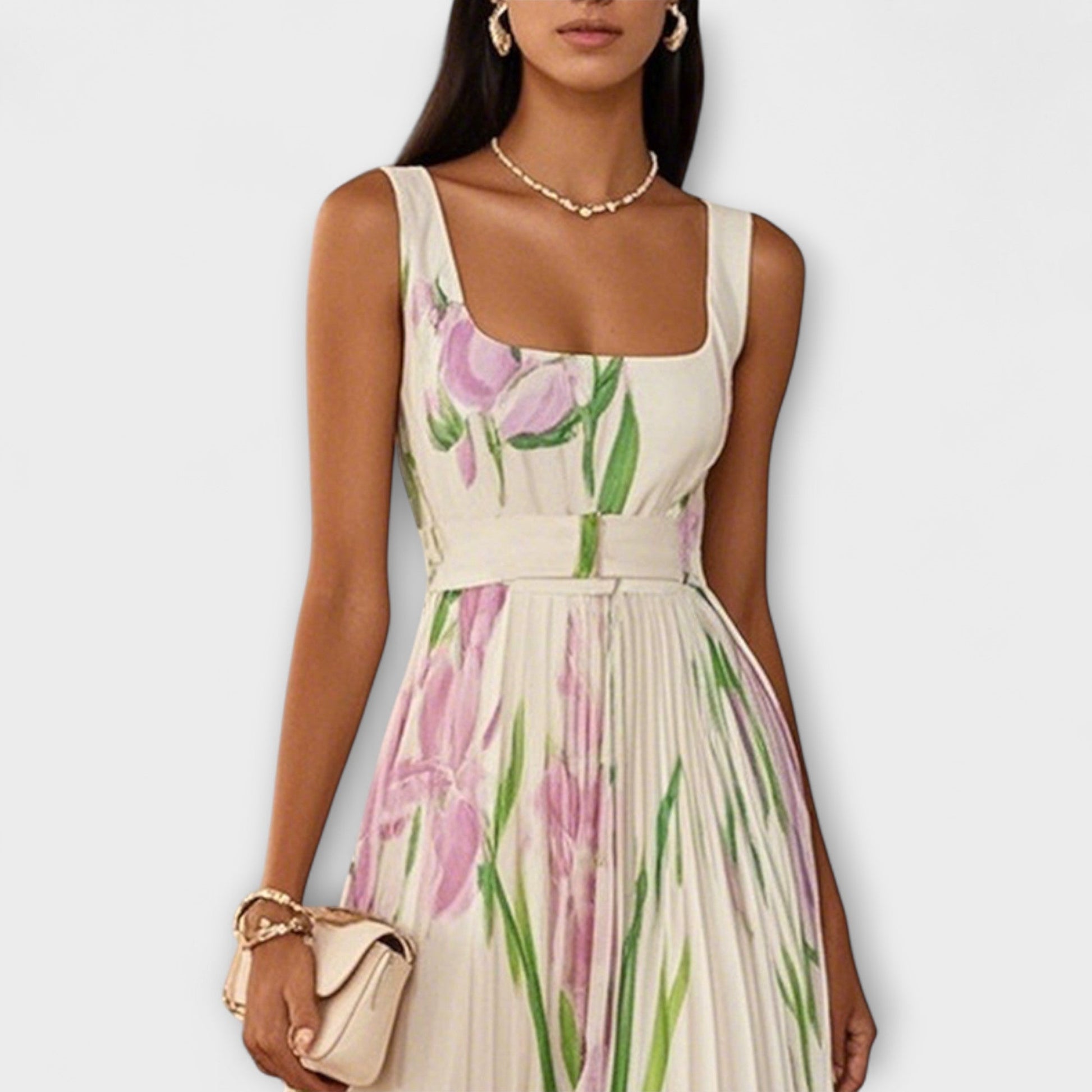 Sofía | Elegante Vestido Largo Floral Veraniego - Noa Lagos