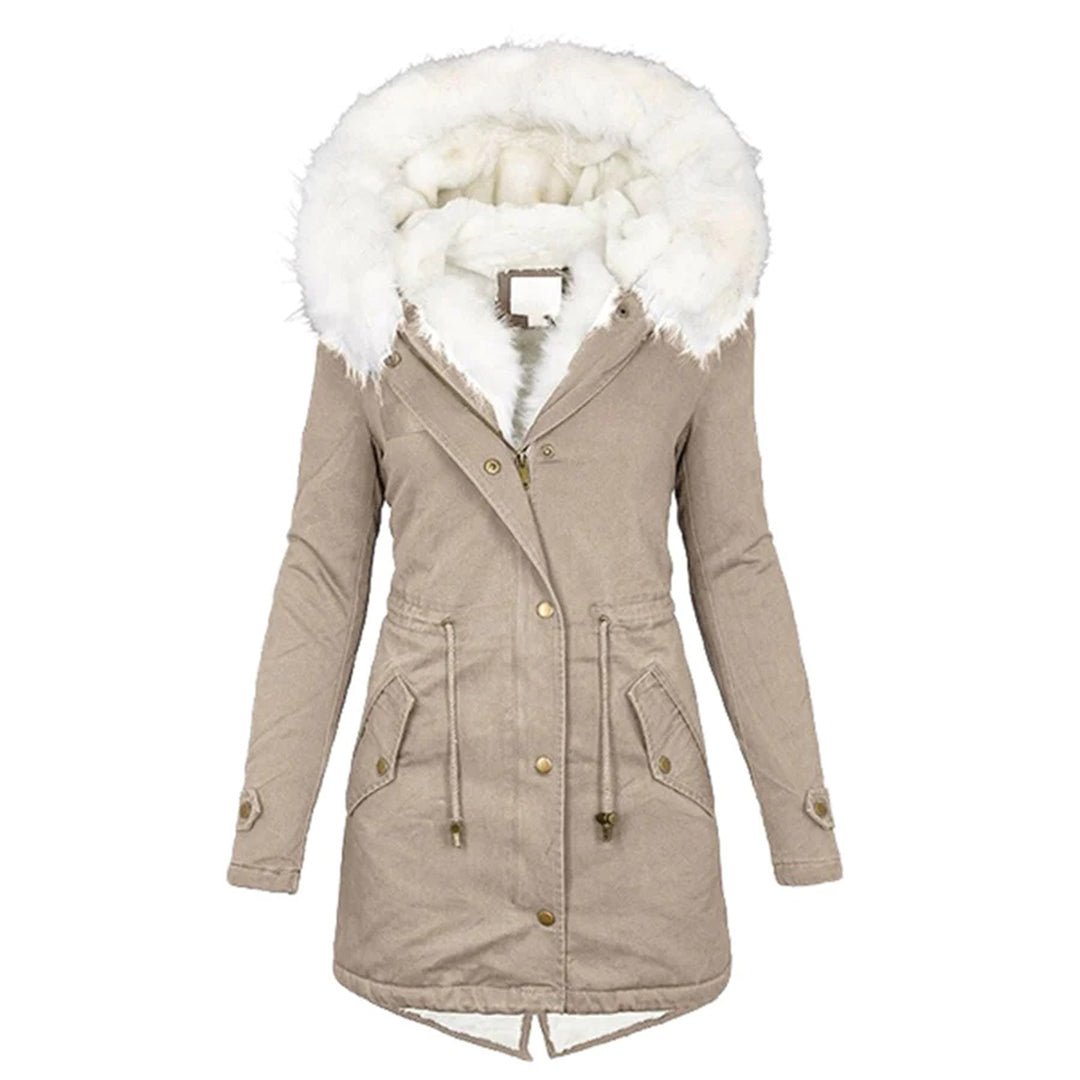 Abrigo acolchado de invierno Elira para mujer en color negro